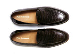 Giorgio Alligator Dark Brown