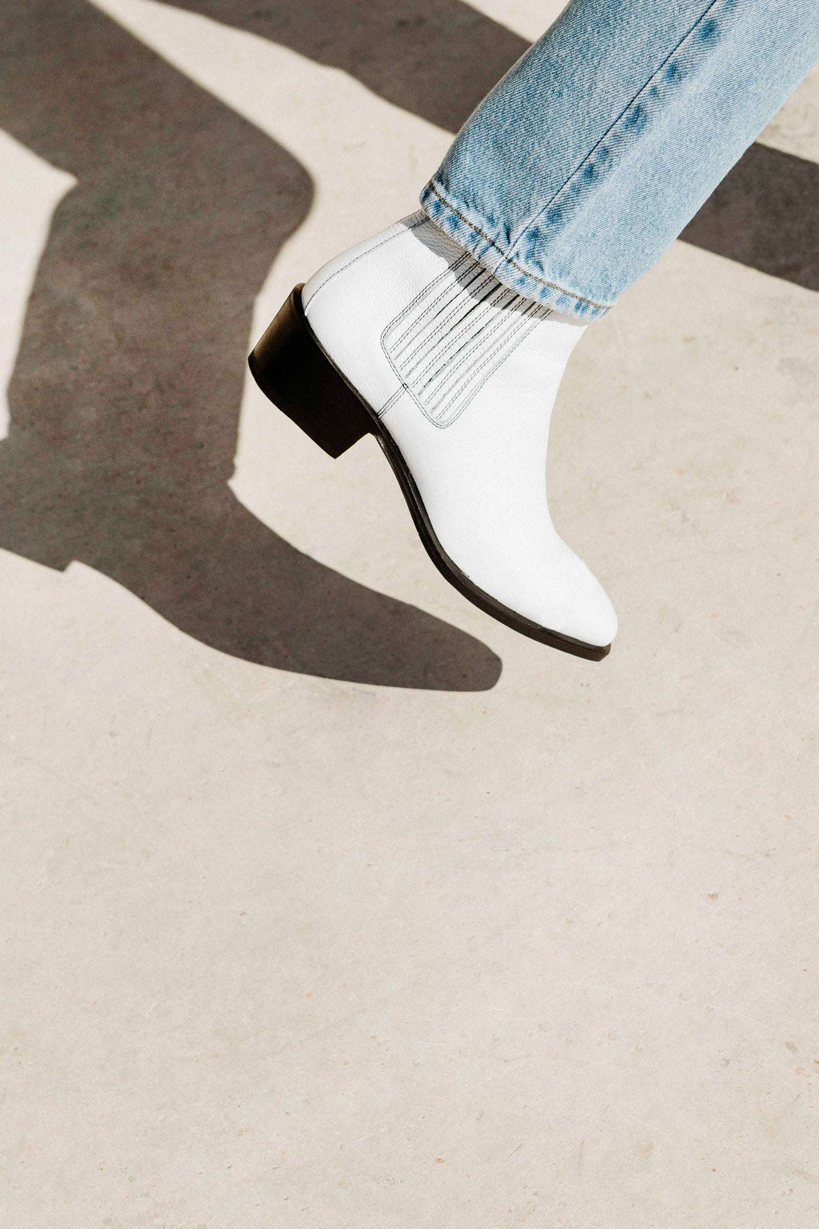 Pete Sorensen Celine White Leather Women's Boots – PETE SORENSEN