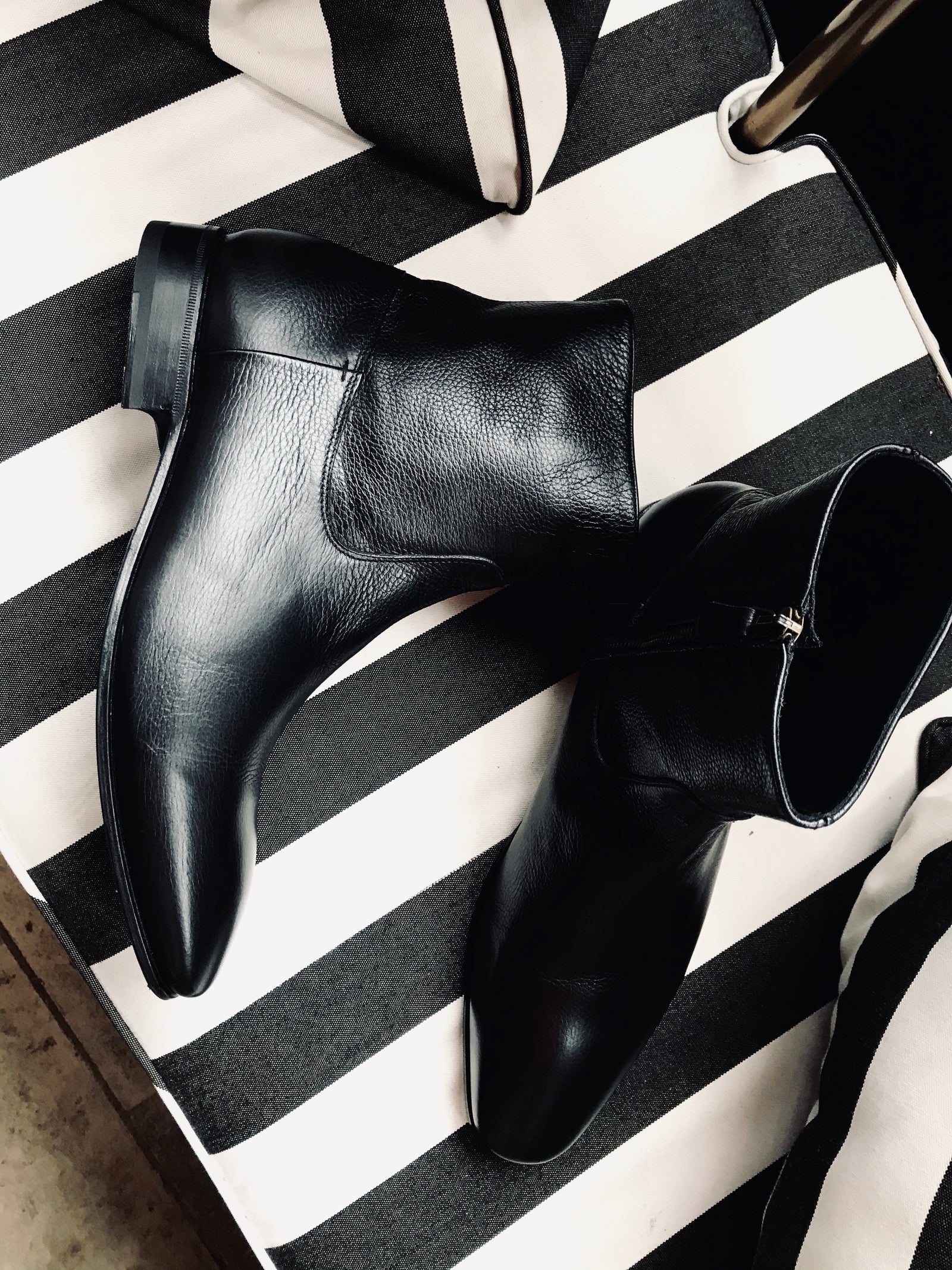 Pete Sorensen Miles Black Grain Boots – PETE SORENSEN display picture 2